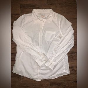 White Merona button up